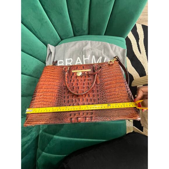 Brahmin Croc Embossed Large Bag - Picture 15 of 15